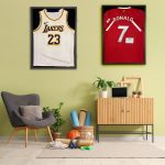 Jersey Wooden Frame Display Case -Shadow Box with 98% UV Protection Acrylic and Hanger for L or XL Baseball Basketball Football Hockey Sport Shirt and Uniform (Black, 1 Pack) - Image 7