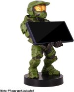 Exquisite Gaming: Halo: Master Chief - Mobile Phone & Gaming Controller Holder, Device Stand, Cable Guys, Xbox Licensed Figure, Green - Image 3