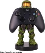 Exquisite Gaming: Halo: Master Chief - Mobile Phone & Gaming Controller Holder, Device Stand, Cable Guys, Xbox Licensed Figure, Green - Image 5