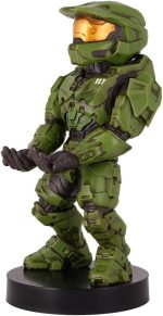 Exquisite Gaming: Halo: Master Chief - Mobile Phone & Gaming Controller Holder, Device Stand, Cable Guys, Xbox Licensed Figure, Green - Image 6