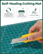 Self Healing Cutting Mat, 17" x 23", Double-Sided Rotary Cutting Mat for Sewing, Quilting, Scrapbooking & Craft, Large Craft Cutting Board for Hobby Use(A2) - Image 4