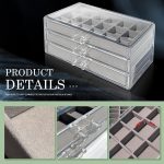 Rock Display Case, Rock Collection Box for Kids & Adults | Crystal Display Shelf, Organizer & Case for Gemstone, Fossil, Mineral | Rock Collection Display Case for All Collectibles - Image 4