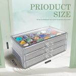 Rock Display Case, Rock Collection Box for Kids & Adults | Crystal Display Shelf, Organizer & Case for Gemstone, Fossil, Mineral | Rock Collection Display Case for All Collectibles - Image 6