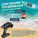 BEZGAR HJ816 18 Inch 55 KPH Big Brushless RC Boat for Adults | 55 KPH Speed & Brushless Motor; 2500mAh Battery; Waterproof Hull; Large RC Boat for Lakes; Green - Image 5