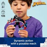 LEGO Marvel Miles Morales Mech vs. Spider-Man 2099 Building Toy for Boys & Girls - Poseable Super Hero Mech & 2 Marvel Minifigures for Kids & Fans, Ages 6+ - Gift Idea for Birthdays - 76337 - Image 3