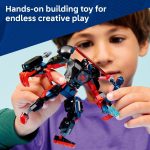 LEGO Marvel Miles Morales Mech vs. Spider-Man 2099 Building Toy for Boys & Girls - Poseable Super Hero Mech & 2 Marvel Minifigures for Kids & Fans, Ages 6+ - Gift Idea for Birthdays - 76337 - Image 5