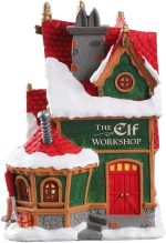 Lemax 75291 Santa's Wonderland Lighted Buildings: The Elf Workshop - Image 3