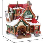 Lemax 75291 Santa's Wonderland Lighted Buildings: The Elf Workshop - Image 5