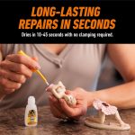 Gorilla Super Glue, Brush and Nozzle Two-Way Applicator, Clear, 12 g - Image 4