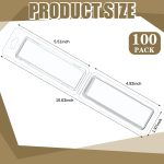 Wesiti Plastic Blister Clamshell Protective Case Action Figure Display Protective Case for Action Figure Pet Protector Prevent Scratches(100 Pcs) - Image 3
