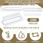 Wesiti Plastic Blister Clamshell Protective Case Action Figure Display Protective Case for Action Figure Pet Protector Prevent Scratches(100 Pcs) - Image 4