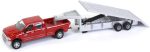 ERTL Dodge Pickup with Diecast Trailer and Bales, 1:64-Scale ZFN14855 - Image 3