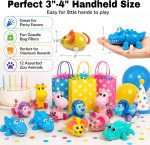 GIFTEXPRESS 12 Pieces 3” - 4” Assorted Zoo Animal Wind Up Toys for Kids Party Favors - Perfect Playing Size for age 3 – 10 - Image 4