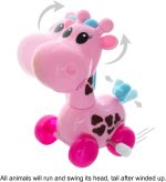 GIFTEXPRESS 12 Pieces 3” - 4” Assorted Zoo Animal Wind Up Toys for Kids Party Favors - Perfect Playing Size for age 3 – 10 - Image 8