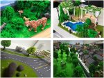 36 Pieces 1.36-6 inch Mixed Model Trees Train Scenery Architecture Tree Fake Trees for DIY Crafts, Building Model, Scenery Landscape Natural Green - Image 5