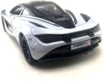 KiNSMART McLaren 720s White 5 Inch 1:36 Scale Die Cast Metal Model Toy Super Sports Car - Image 3