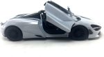 KiNSMART McLaren 720s White 5 Inch 1:36 Scale Die Cast Metal Model Toy Super Sports Car - Image 7