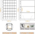 Coin Collection Book Holder for Collectors,428 Pockets Coin Collection Supplies & 12 Sleeves Paper Money Currency Album, Display Storage Case for All Coins (Brown) - Image 5