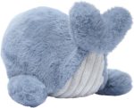 Lambs & Ivy Bubbles & Squirt Soft Plush Blue Whale Stuffed Animal Toy | 10 Inch, Ultra-Soft Plushie with Textured Ribbed Velour Underbelly, All Ages, Machine Washable - Image 5