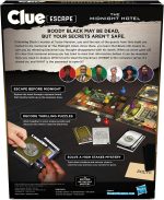 Clue Escape: The Midnight Hotel Board Game, Clue Escape Room Game, 1-Time Solve Mystery Games, Family Games for Ages 10+, 1-6 Players, 90 Mins. Avg. - Image 3