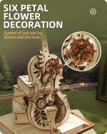 ROKR 3D Wooden Puzzles for Adults,Wooden Music Box Kits-Cello Wood Model Kits for Adults to Build,Stem Projects for Teens,Birthday Gifts Hobbies for Women Men - Image 8