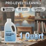 Paint Brush Cleaner 32 fl oz, for Water-Based Acrylic Paints | Gentle Cleaning Solution for Paintbrushes, Airbrushes & Art Tools, Acrylic Paint Cleaner & Airbrush Cleaner - Image 3