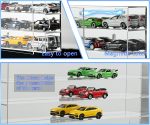 YYDS Model Car Display Case for Toy Cars, Matchbox Cars,1/64 Scale Diecast Display Case,Wall Mount,Mirrored Back,Hot 1/64 Scale Diecast Case for 35 Toy Cars - Image 5