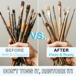Paint Brush Cleaner 32 fl oz, for Water-Based Acrylic Paints | Gentle Cleaning Solution for Paintbrushes, Airbrushes & Art Tools, Acrylic Paint Cleaner & Airbrush Cleaner - Image 5