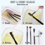 Paint Brush Cleaner 32 fl oz, for Water-Based Acrylic Paints | Gentle Cleaning Solution for Paintbrushes, Airbrushes & Art Tools, Acrylic Paint Cleaner & Airbrush Cleaner - Image 7