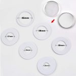 FULLCASE 168 Pieces 46mm Coin Capsules with Foam Gasket and Plastic Storage Organizer Box, 6 Sizes (20/25/27/30/38/46mm) Coins Collector Case Holder for Coin Collection Supplies - 2 Pack - Image 3