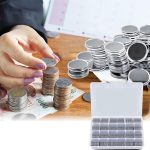 FULLCASE 168 Pieces 46mm Coin Capsules with Foam Gasket and Plastic Storage Organizer Box, 6 Sizes (20/25/27/30/38/46mm) Coins Collector Case Holder for Coin Collection Supplies - 2 Pack - Image 7