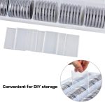 FULLCASE 168 Pieces 46mm Coin Capsules with Foam Gasket and Plastic Storage Organizer Box, 6 Sizes (20/25/27/30/38/46mm) Coins Collector Case Holder for Coin Collection Supplies - 2 Pack - Image 9