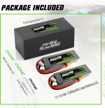 OVONIC 3s Lipo Battery 50C 2200mAh 11.1V Lipo Battery with XT60 Connector for RC Airplane Helicopter Quadcopter RC Car Truck Boat(2 Packs) - Image 7