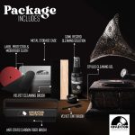Vinyl Record Cleaning Kit with Brush, Cleaner & Stylus Cleaning Gel | Complete kit Includes velvet brush, carbon fiber brush, record cleaning solution, microfiber cloth & stylus gel. - Image 3