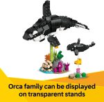 LEGO Creator 3 in 1 Wild Animals Panda Family - Building Toy Kit for Kids with 3 Building Options, Panda, Penguin, or Orca - 8 Year Old Girl & Boy Birthday Gifts - 31165 - Image 5