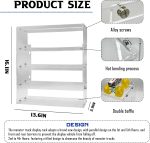 Acrylic Monster Trucks Display Case, 5-Tier Toy Car Storage Organizer Shelf | Clear, Hold 25 Diecast Trucks, Wall Mount or Desktop Display Shelf Holder for Collectors & Kids - Image 3