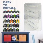Acrylic Monster Trucks Display Case, 5-Tier Toy Car Storage Organizer Shelf | Clear, Hold 25 Diecast Trucks, Wall Mount or Desktop Display Shelf Holder for Collectors & Kids - Image 8