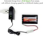 Tenergy RC Battery Charger for 9.6V (8S) NiMH/NiCd Battery Packs, 400mA AC Plug Charger w/Standard Tamiya Connector for RC Hobbies, Not Compatible with Spike the Dinosaur - Image 6