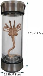 Alien Creature Popcorn Bucket, LED Lighted Alien Gothic Popcorn Bucket Home Decor, Creepy Halloween Party Tabletop Decoration Accessories(Alien Creature) - Image 3