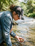 Rock Collector Gifts, Geology Gifts, Adjustable Embroidered Hat | Rock collector gifts for geology lovers: embroidered quote, washed cotton comfort, curved brim, and an adjustable buckle - Image 7