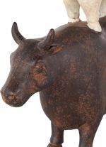 Deco 79 Polystone Farm Animals Decorative Sculpture Stacked Home Decor Statue, Accent Figurine 10" x 3" x 14", Brown - Image 6