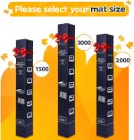 Pohxev Jigsaw Puzzle Mat Roll Up, Portable Saver Pad 48” x 31” Up to 2000 Pieces, Puzzles Matt Rollup with Non-Slip Rubber Bottom & Smooth Top. (6 Puzzle Sorting Trays & 1 Storage Bag) - Image 6