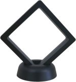 SH Challenge Coin Display Frame, 3D Floating Display Case Stand Holder, Medallion Medal Specimen Military Coin Clear Box (Black) - Image 7