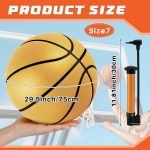 Hiboom Autograph Signed Basketball with Air Pump - Image 3