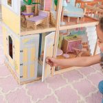KidKraft Majestic Mansion Wooden Dollhouse with 34 Pieces, Working Elevator | 4 Feet Tall, Garage, 4 Floors, 8 Rooms, Attic Nursery, For Dolls Up to 12 Inches, Gift for Ages 3+ - Image 5