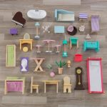 KidKraft Majestic Mansion Wooden Dollhouse with 34 Pieces, Working Elevator | 4 Feet Tall, Garage, 4 Floors, 8 Rooms, Attic Nursery, For Dolls Up to 12 Inches, Gift for Ages 3+ - Image 10