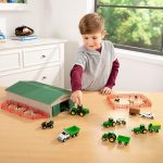TOMY John Deere Die-Cast Farm Toys Playset - 1:64 Scale - Includes Farm Animals, Machine Shed, Toy Tractors, Toy Trucks, and Farm Tools - 70 Count - 8 Years and Up - Image 3