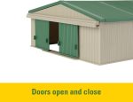TOMY John Deere Die-Cast Farm Toys Playset - 1:64 Scale - Includes Farm Animals, Machine Shed, Toy Tractors, Toy Trucks, and Farm Tools - 70 Count - 8 Years and Up - Image 4