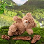 Apricot Lamb Toys Plush Brown Teddy Bear Stuffed Animal Soft Cuddly Perfect for Child 8 Inches - Image 3