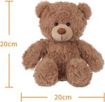 Apricot Lamb Toys Plush Brown Teddy Bear Stuffed Animal Soft Cuddly Perfect for Child 8 Inches - Image 9